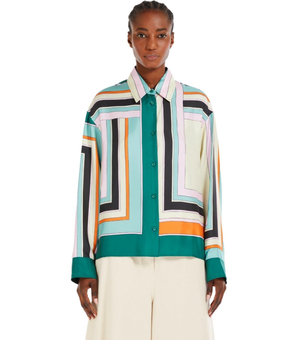 Max Mara Weekend Formia Multicolored Shirt In Multi