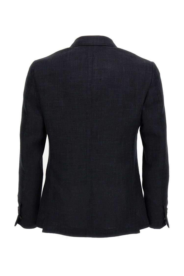 Maurizio Miri Grey Sam Blazer In Black