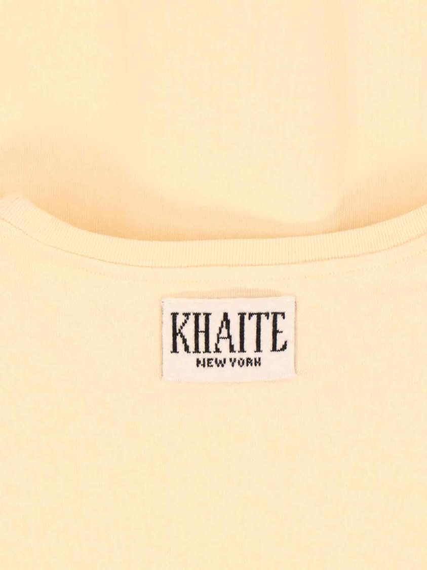 Khaite Logo T-shirt In Neutral