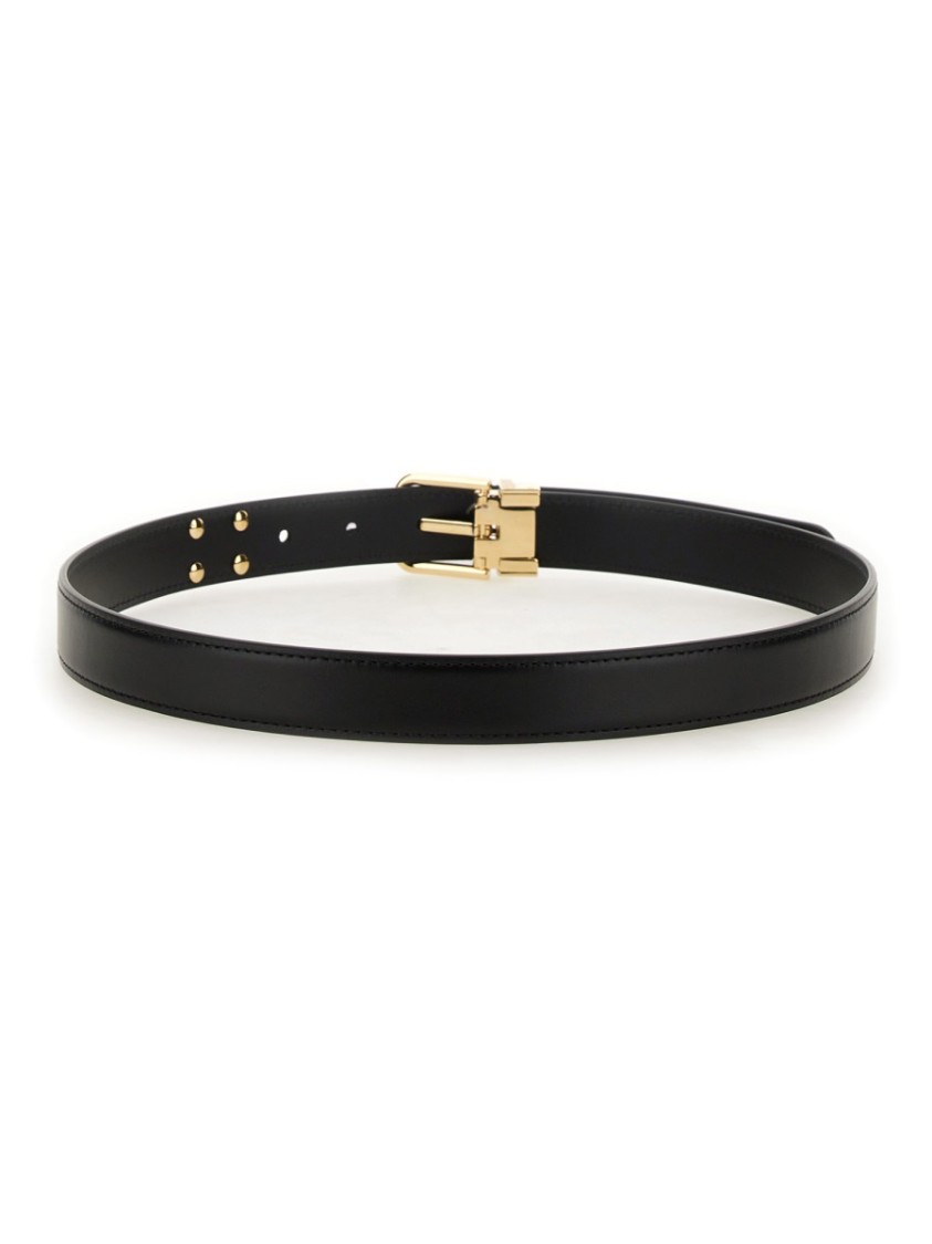 Dolce & Gabbana Women Belt With Logo In Black