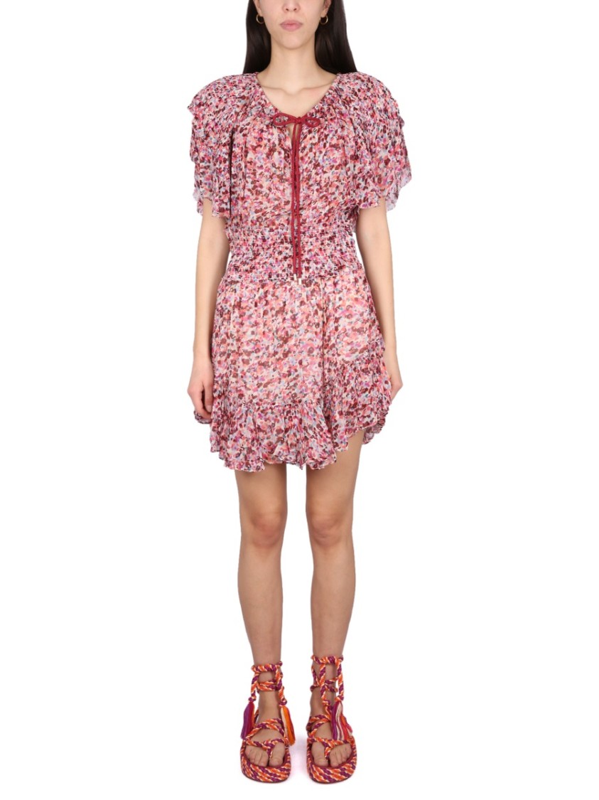 Shop Isabel Marant Étoile Florise Dress In Pink