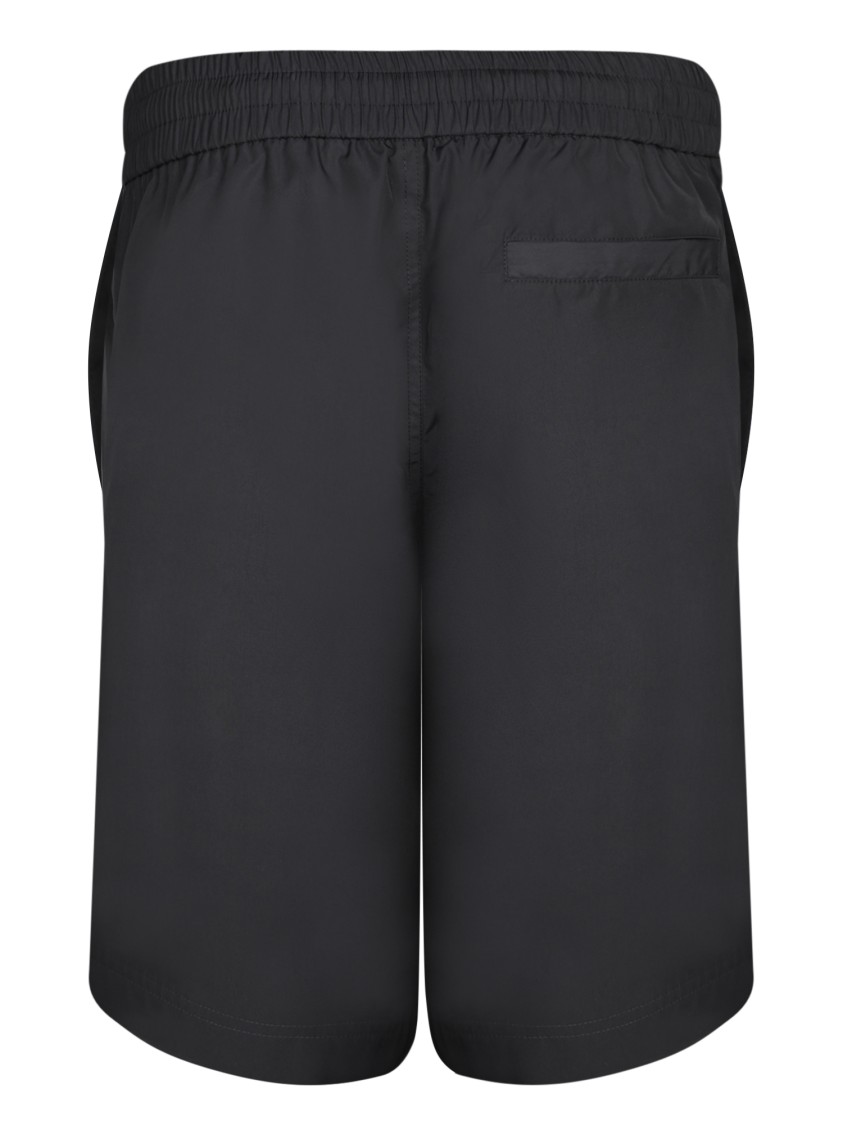 Givenchy Nylon Shorts With Elastic Waistband And Functional Pockets In Black