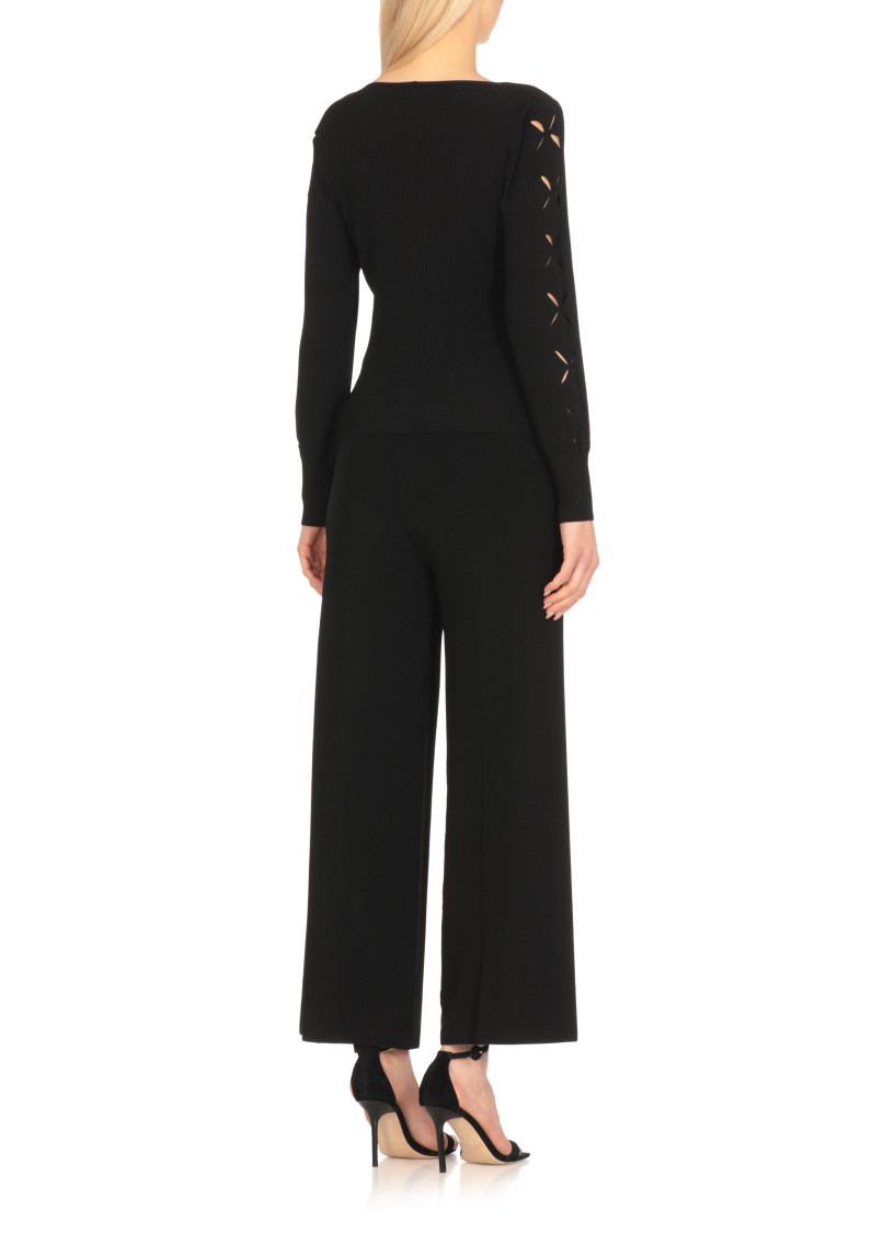 Shop D Exterior D. Exterior Black Viscose Sweater