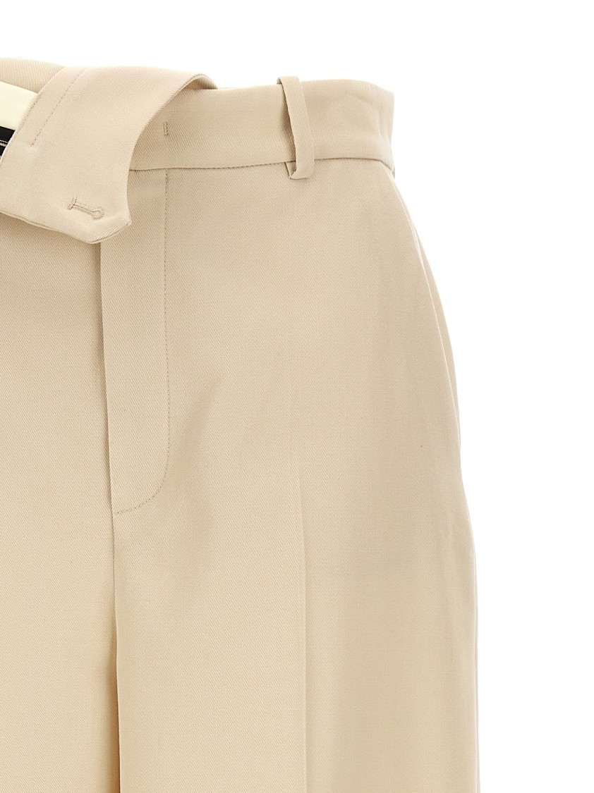 パンツ Fendi ' Roma' Gabardine Trousers Fendi Black Gabardine Trousers | italist