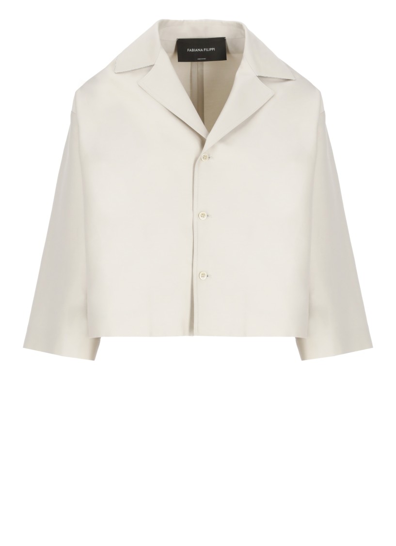 FABIANA FILIPPI FABIANA FILIPPI COTTON-SILK BLAZER