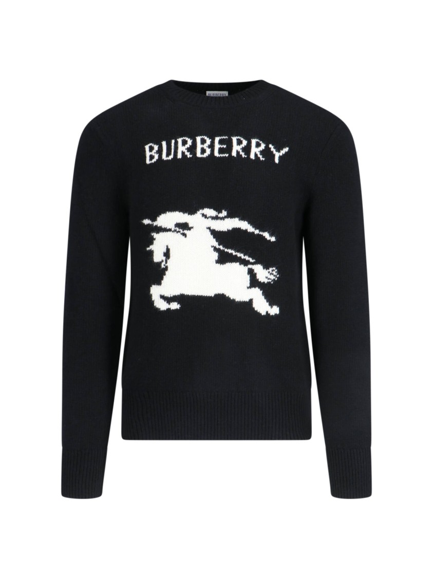 Shop Burberry Ekd' Sweater – Black