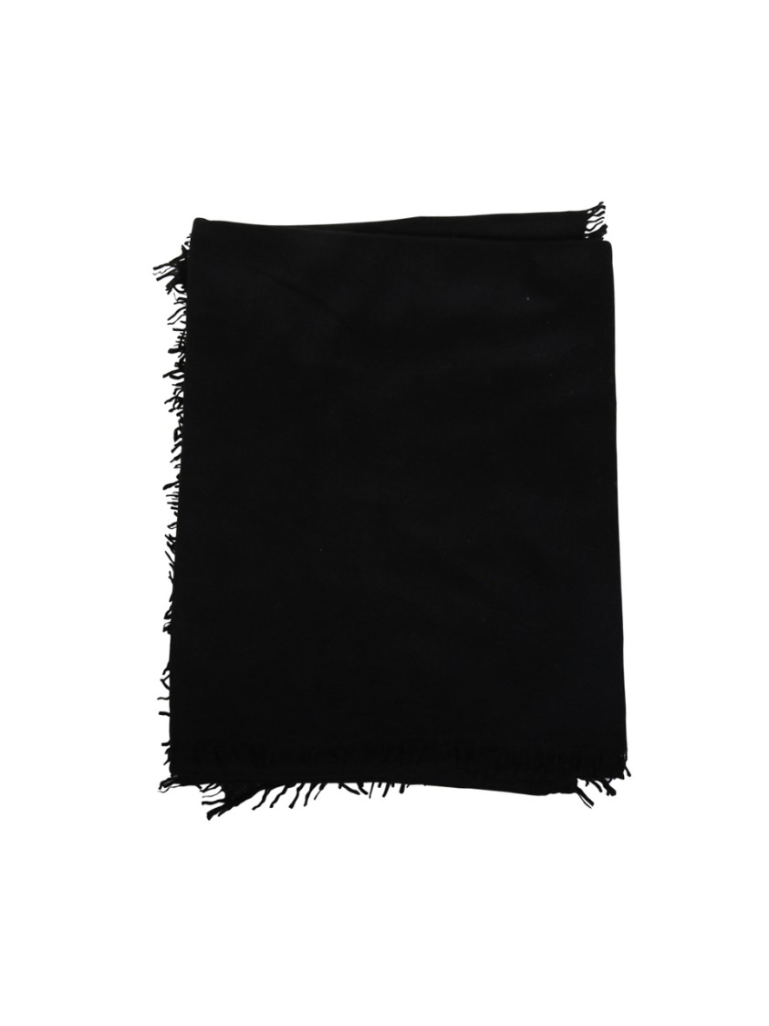 MOULETA MOULETA CASHMERE SCARF WITH DELICATE FRINGES