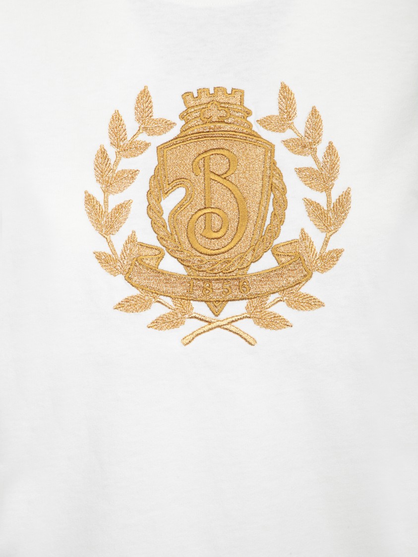 Burberry B Crest T-shirt In White