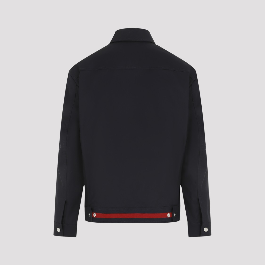 Gucci Ink Blue Cotton Spw Blouson Bomber Jacket | THE LIST