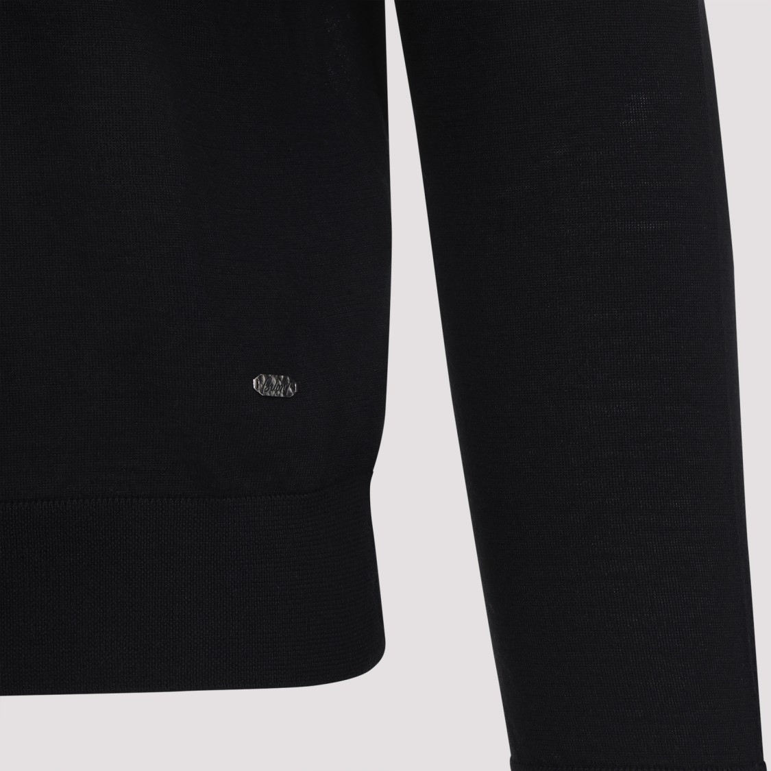 Brioni Cashmere High-neck In Cashmere And Silk In Black