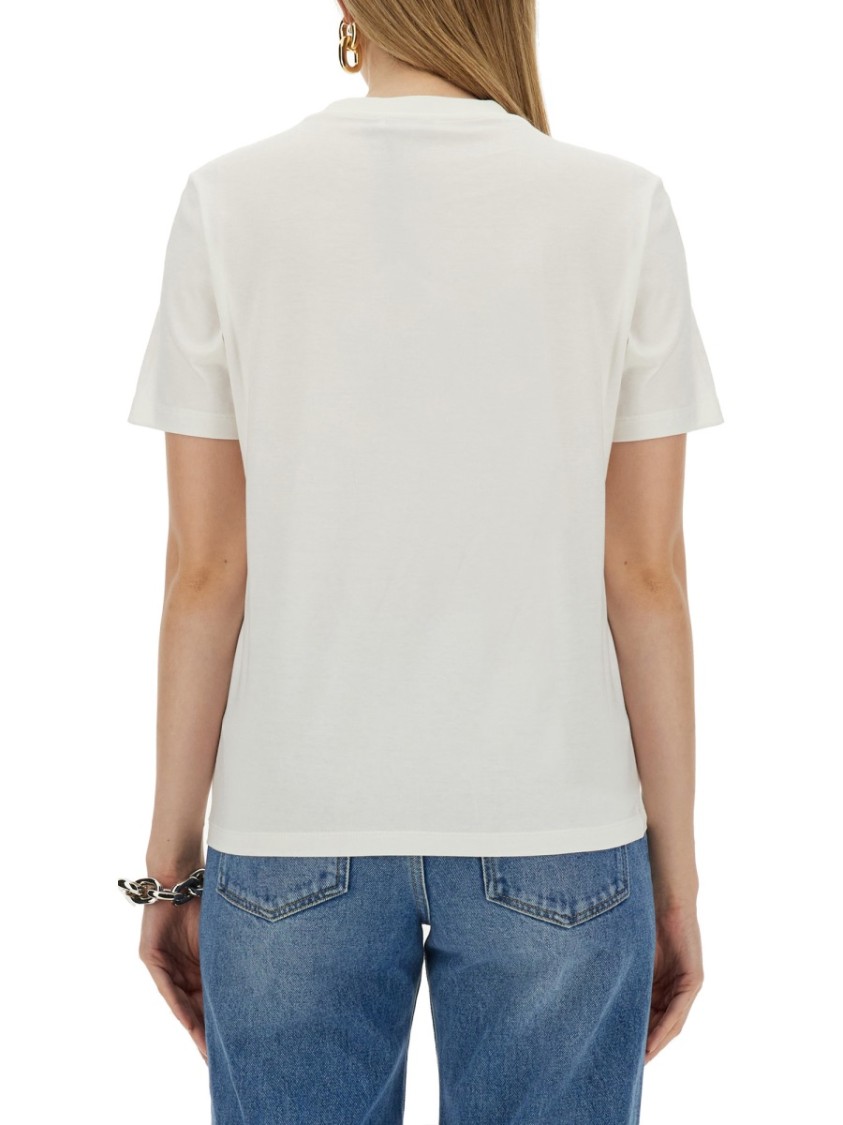 RABANNE RABANNE CLASSIC CREW-NECK T-SHIRT WITH SUBTLE LOGO DETAIL