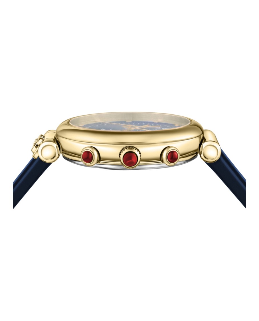 Ferragamo Ora Strap Watch In Blue