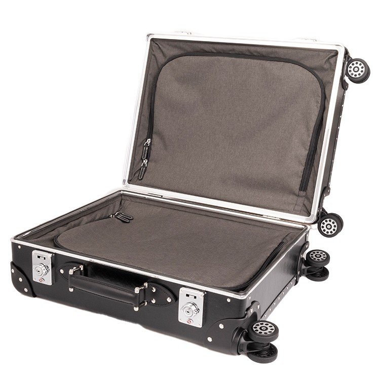 Globe-trotter Globe Trotter Metropolis Black Carry-on Suitcase With Tsa Lock In Black
