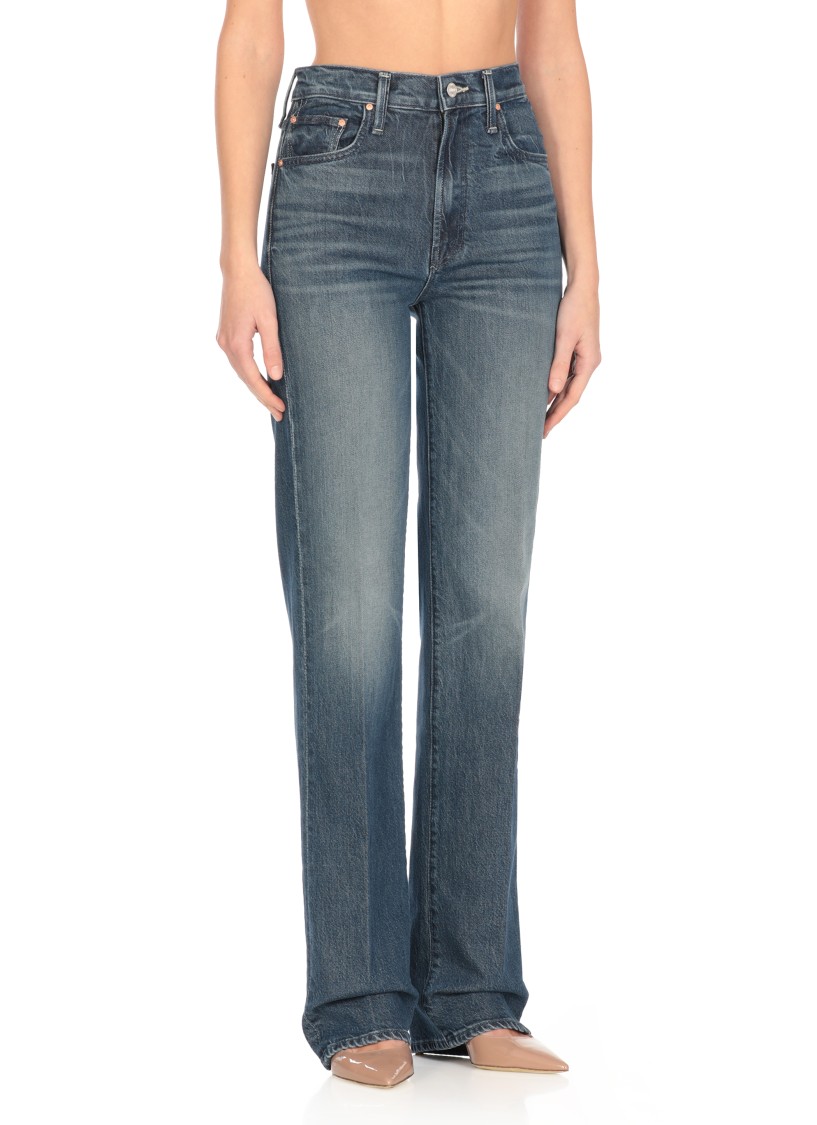 Mother The Rambler Jeans In Blue