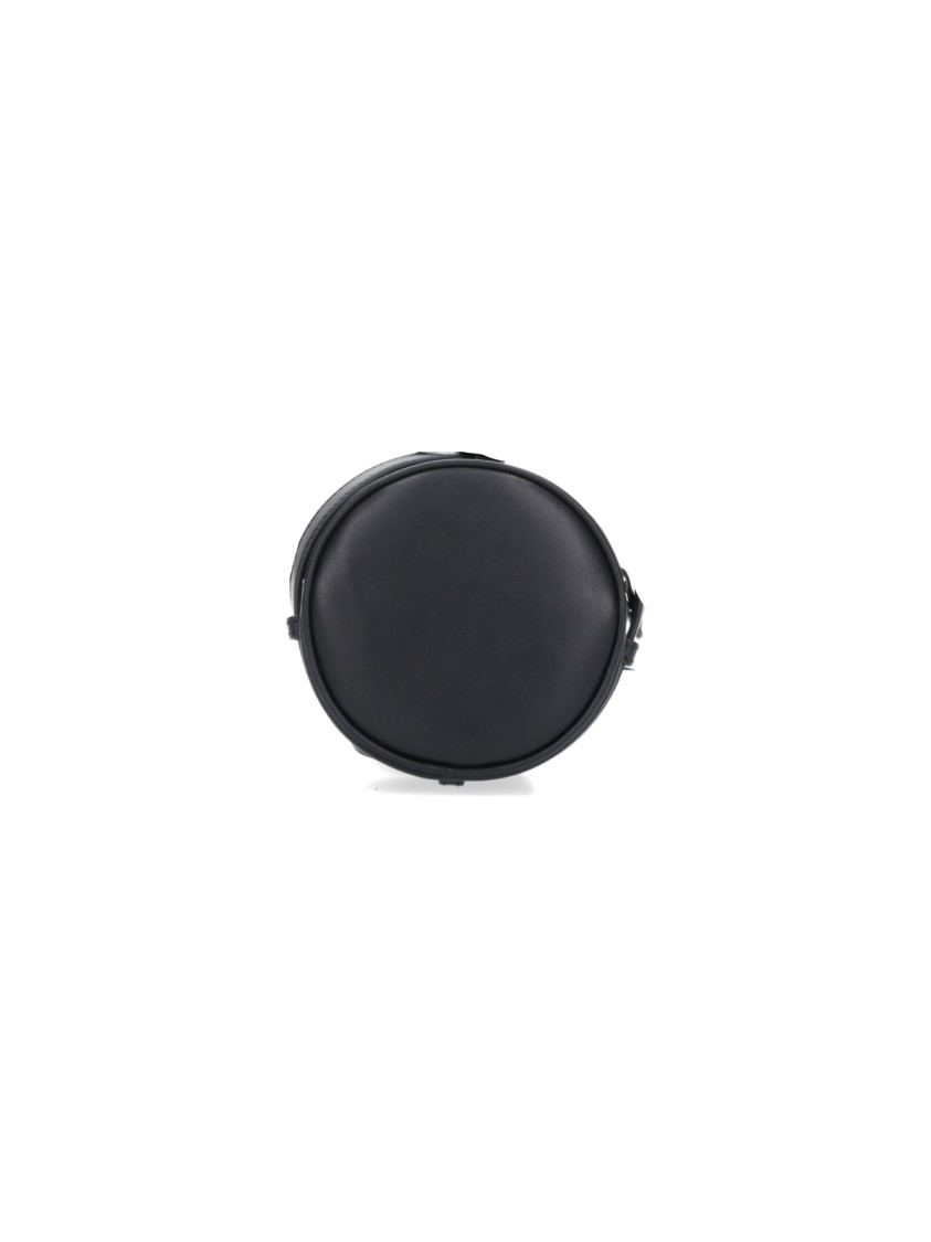 COURRÈGES COURRÈGES MINI "REEDITION CIRCLE BAG" CROSSBODY – BLACK