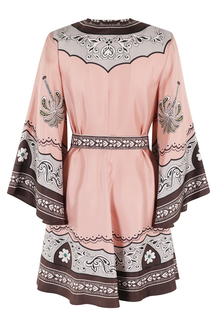 Shop La Doublej La Double J Magnificent Mini Dress In Grey