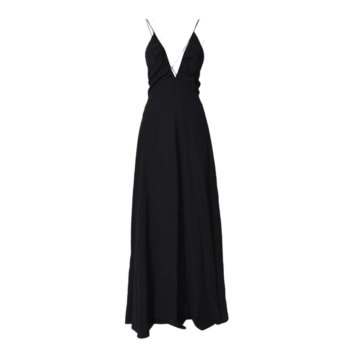 Aspesi Long Summer Dress In Black