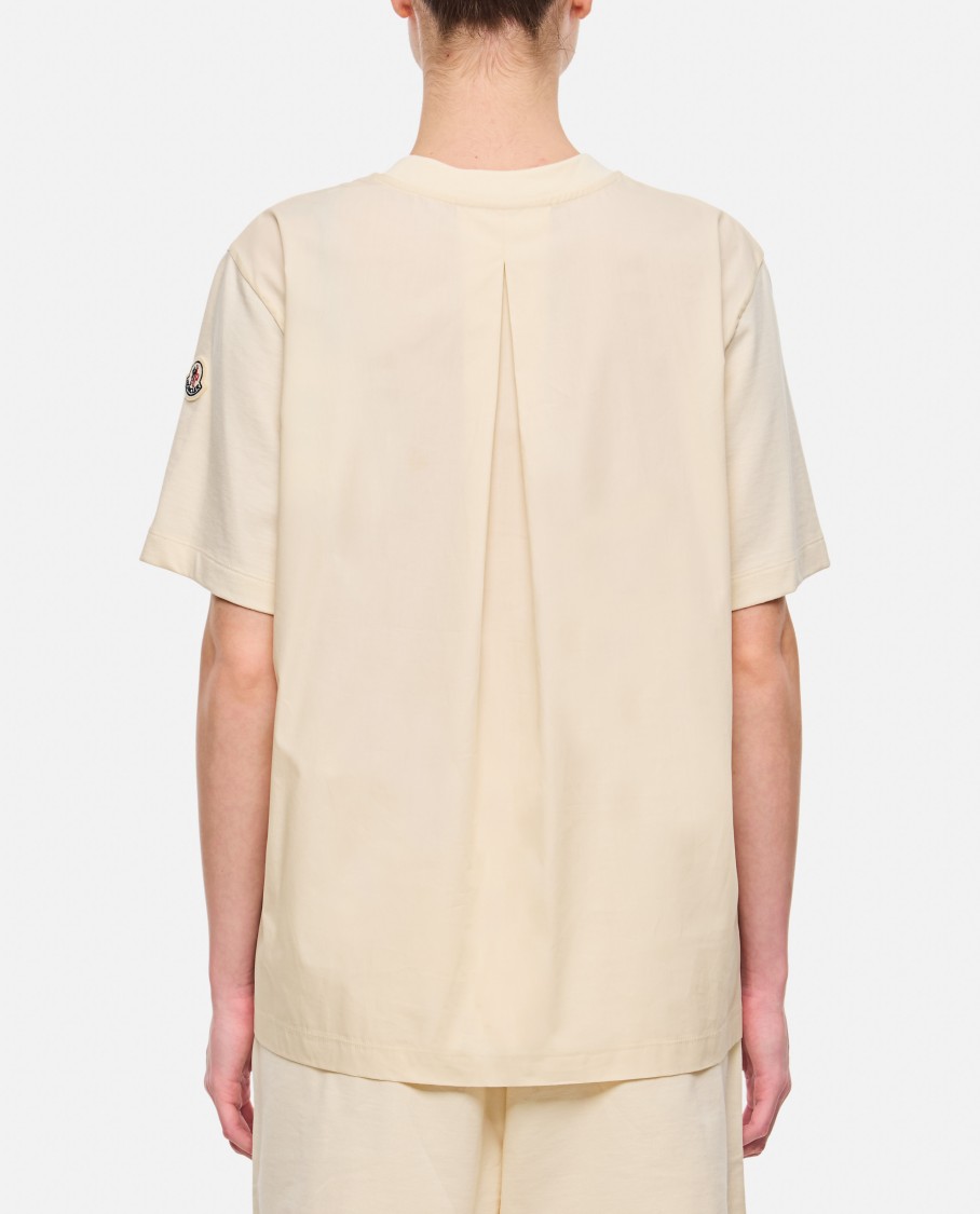 Moncler T-shirt In Neutrals