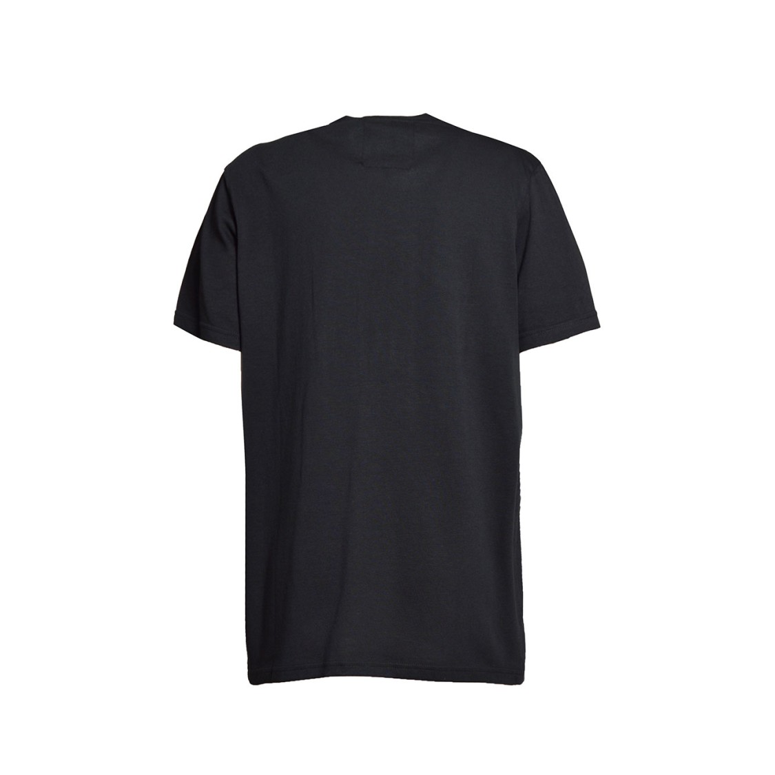 Caban Romantic X Adidas Black Cotton T-shirt Swarovski Applications