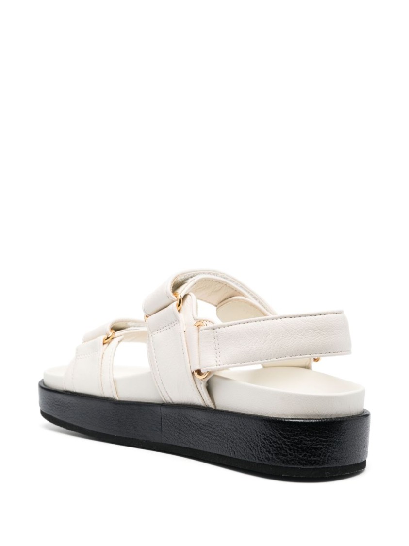 Tory Burch Pave Geo Bombe Miller Low Heel Sandal Shoes