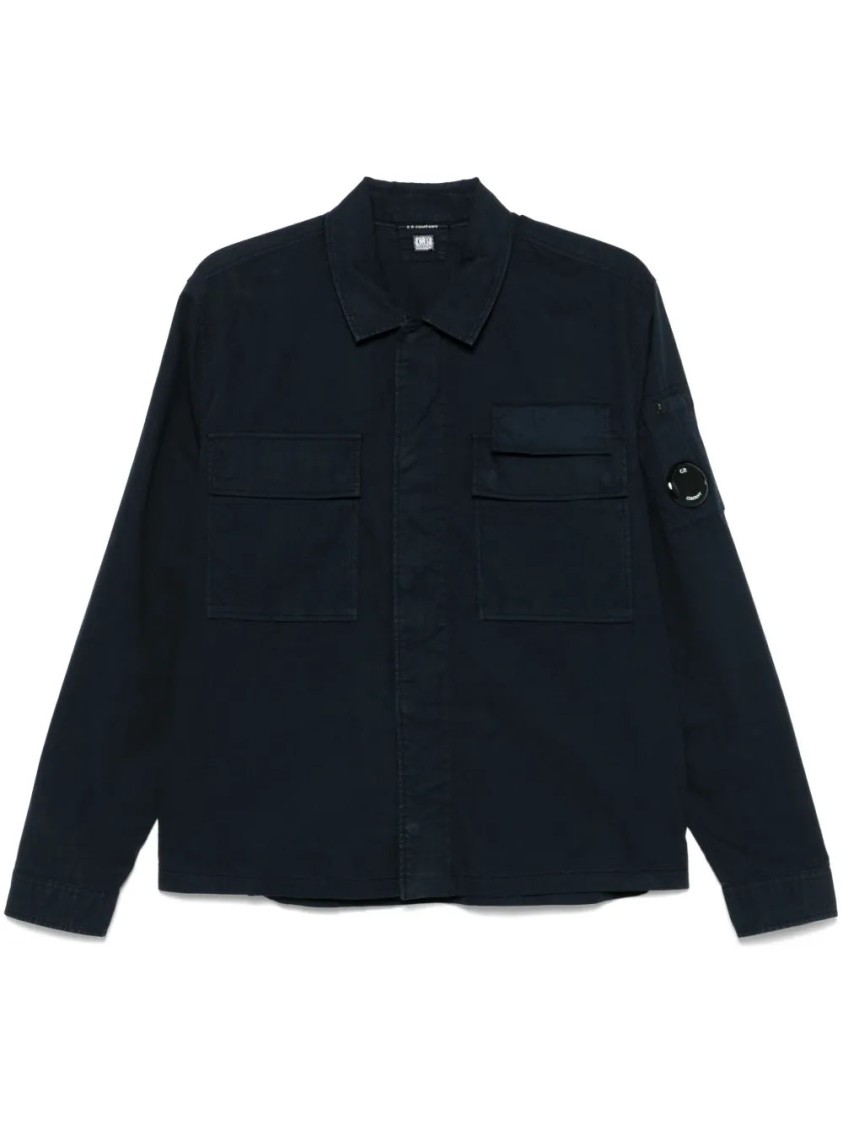 C.p. Company C.p.company Shirt Jacket In Black