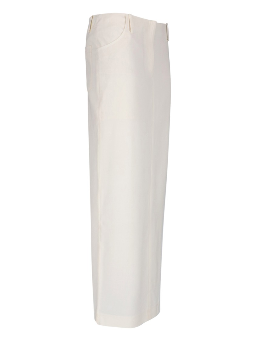 Aya Muse Knee Length And Midi Skirts In Neutral