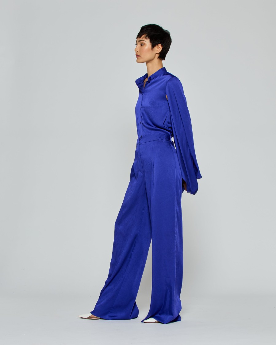 Serena Bute Bute Trouser '25 With High Waist And Flowing Wide-leg Design