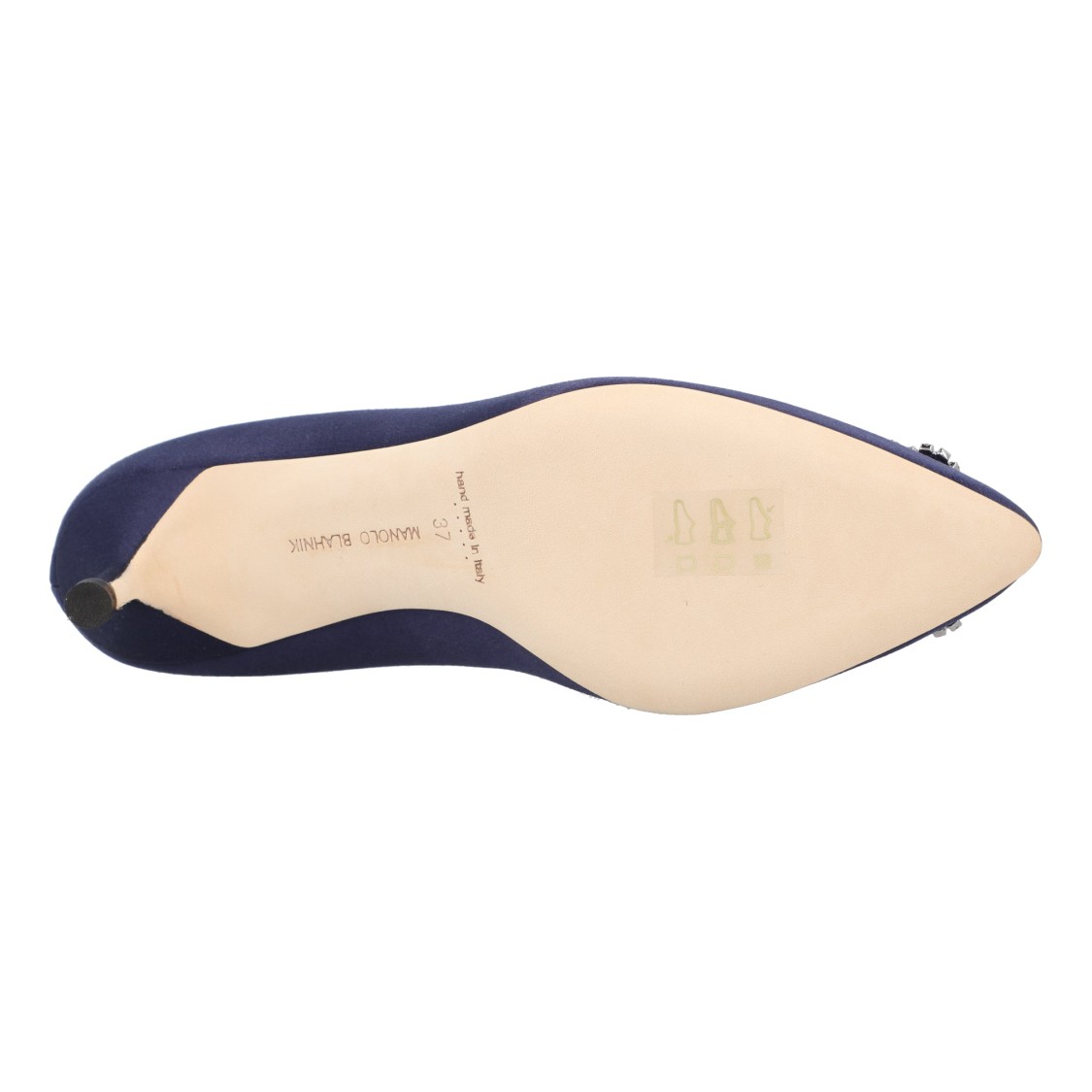 Manolo Blahnik Hangisi 050 Pump Blue In Blue