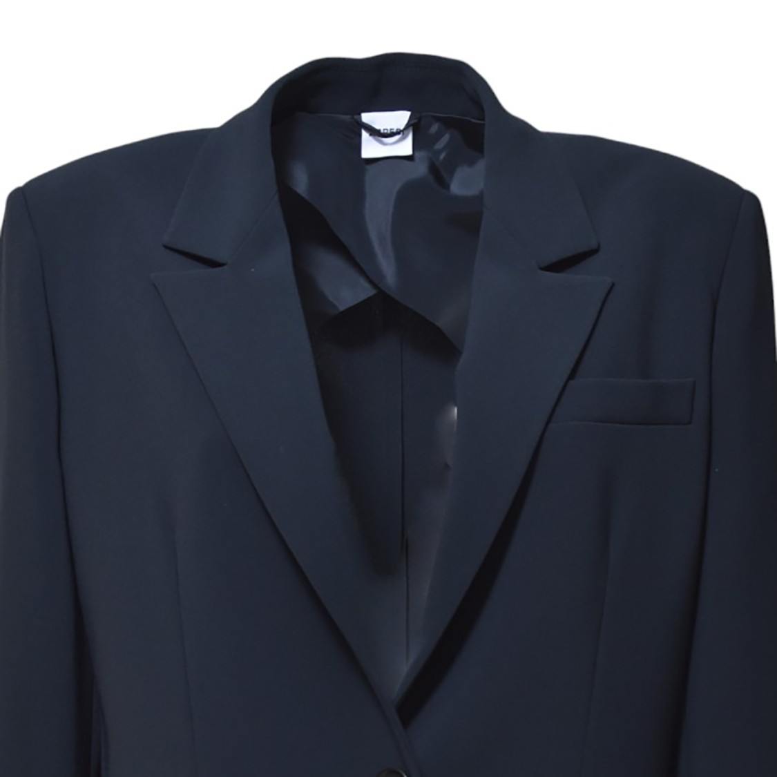 Aspesi Single Breasted Jacket In Midnight Blue Cady In Blue