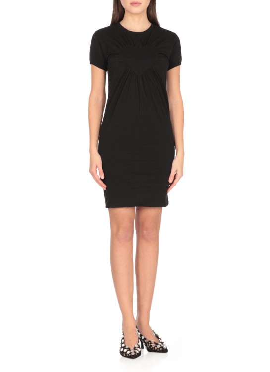 Coperni Heart Dress Mini in Black | THE LIST