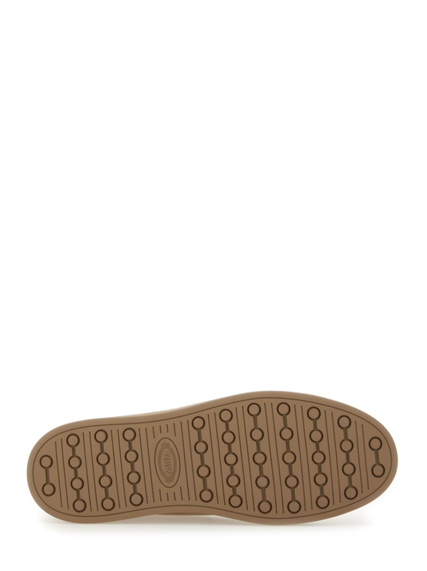Tod's Elastic Nubuck Creta Sneakers In Neutrals