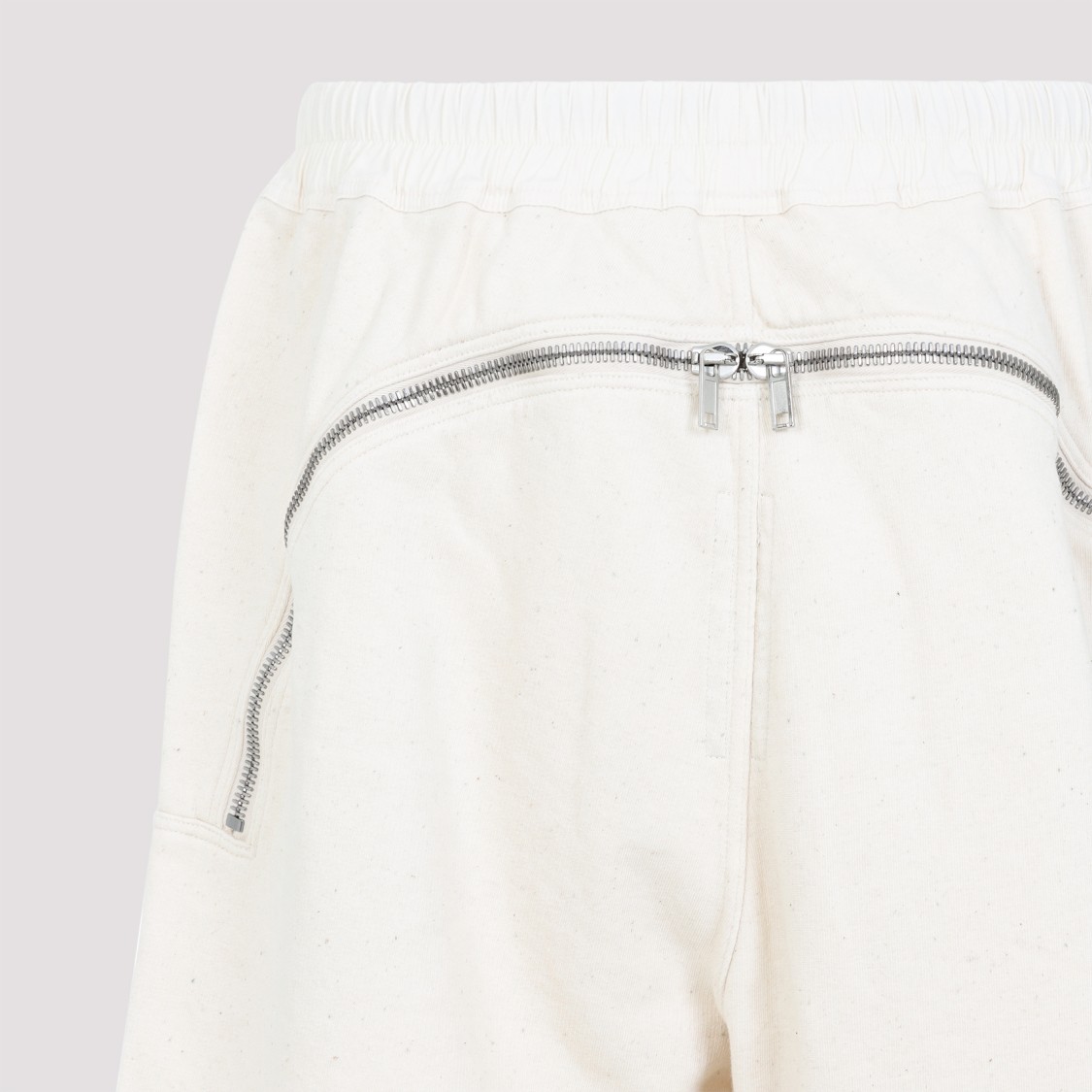 Shop Rick Owens Drkshdw Drkshdw By Rick Owens Asymmetric Hem Button Zip Long Boxers In White