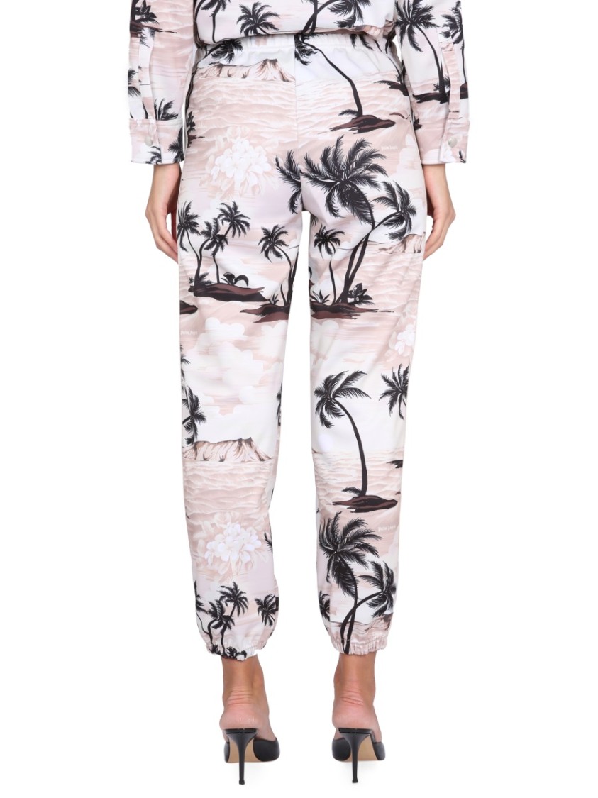 Palm Angels Woman Pants Cream Size M Recycled Polyester In White