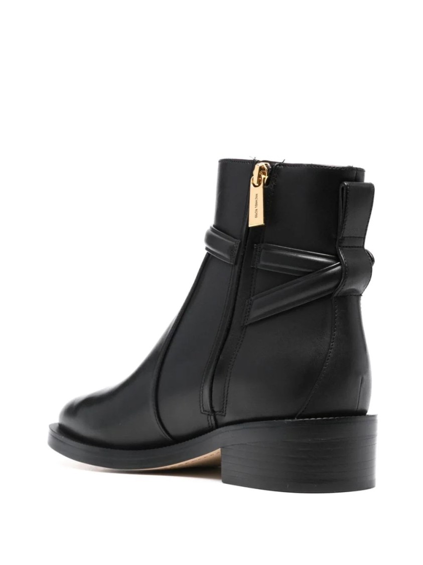 Michael Kors Hamilton Flat Bootie In Black
