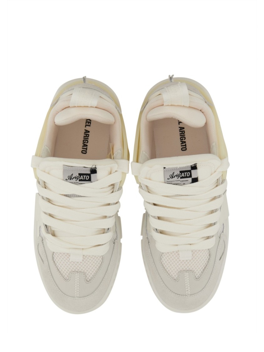 Axel Arigato Area Patchwork Low-top Sneakers In Grey
