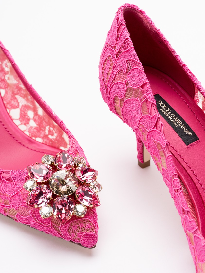 Dolce & Gabbana `rainbow` Pumps With Brooch Detailing
