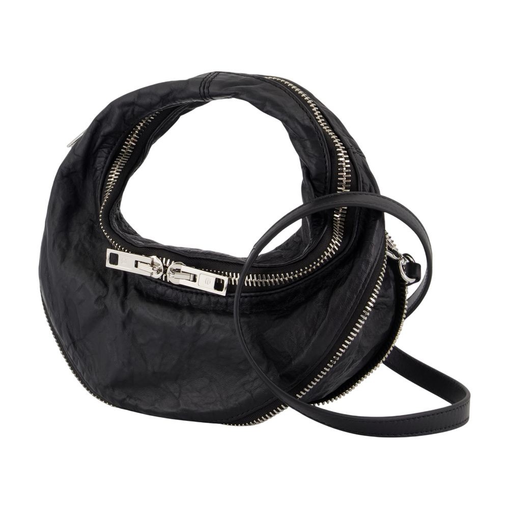 Alexander Wang Twyst Mini Crossbody - Leather - Black In Black