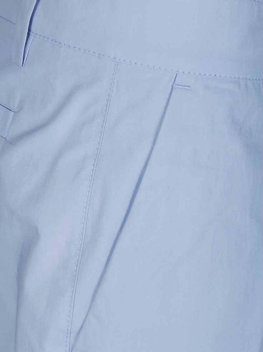 ショートパンツ Parosh Pleated Tailored Shorts With Folded Cuffs P.a.r.o.s.h Parosh Pleated Tailored Shorts With Folded Cuffs