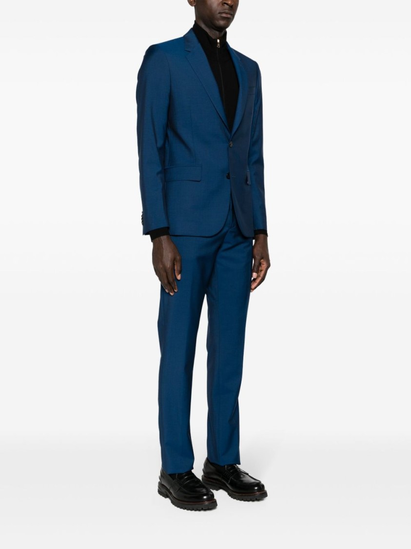 PAUL SMITH PAUL SMITH TAILORED BLUE SUIT IN WOOL-MOHAIR BLEND