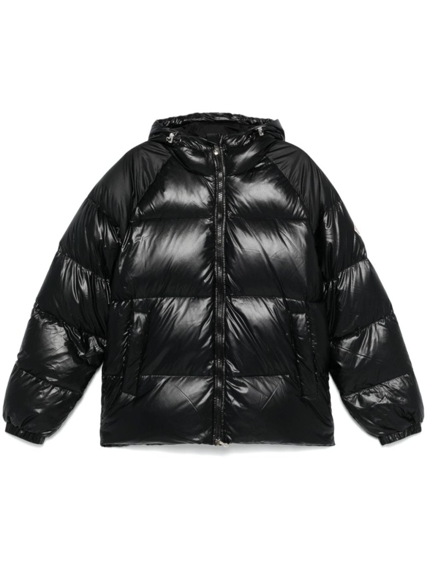 Shop Pyrenex Basic Hooded Down Jacket In Black