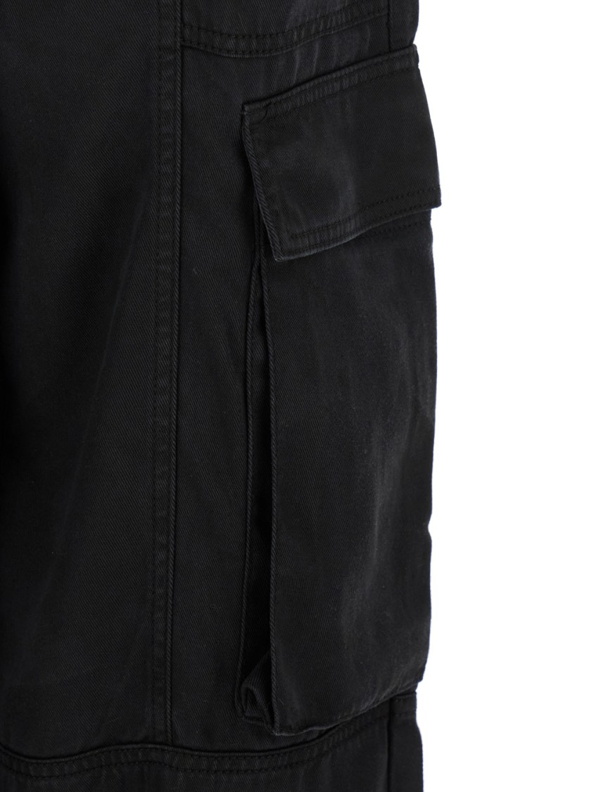 Shop Twinset Twin-set Relaxed Fit Cargo Pants In Black