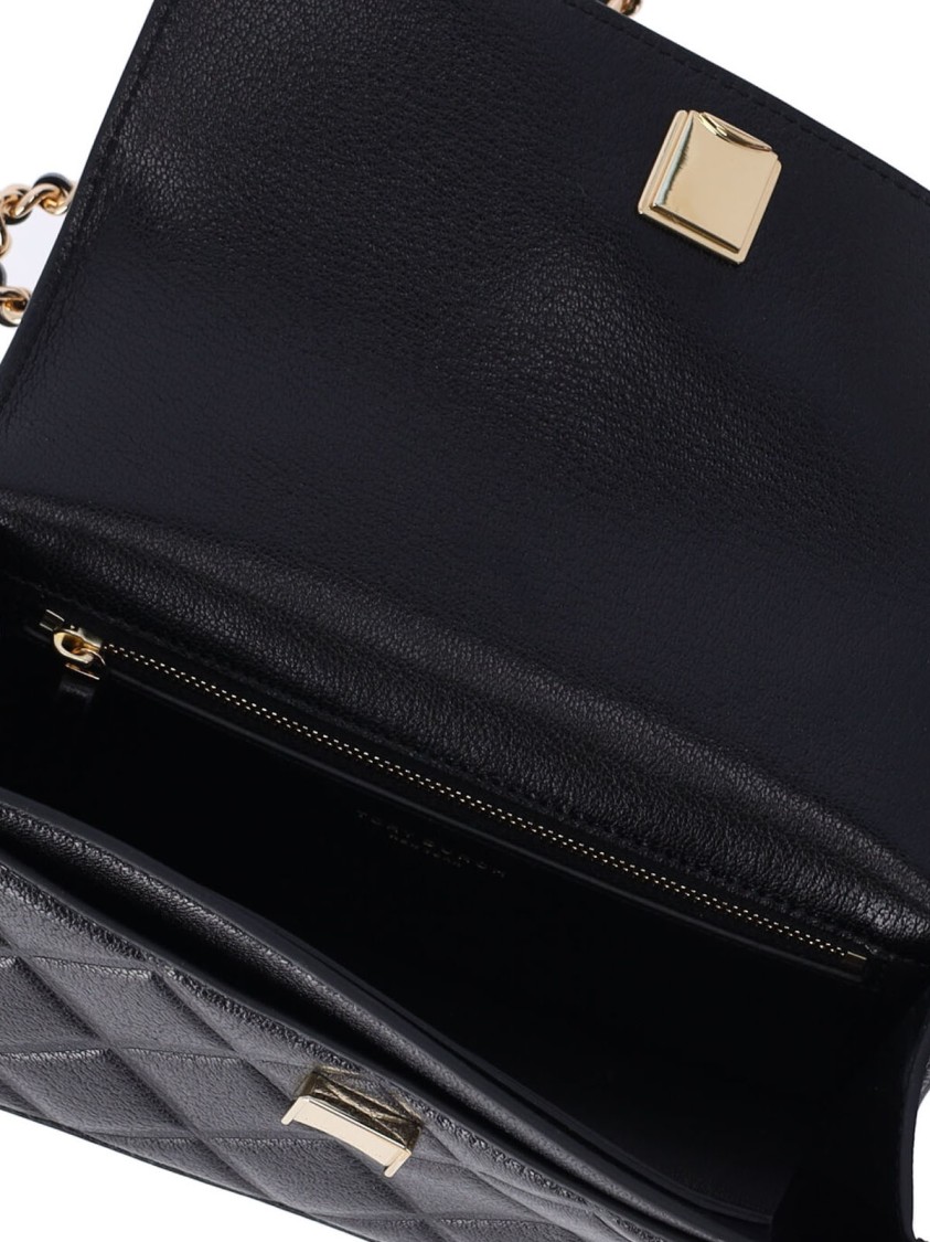 Tory Burch Fleming Convertibile Shoulder Bags Black