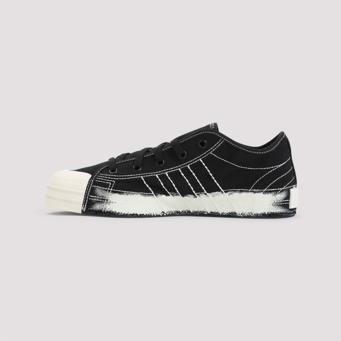 Shop Y-3 Nizza Sneakers In Black