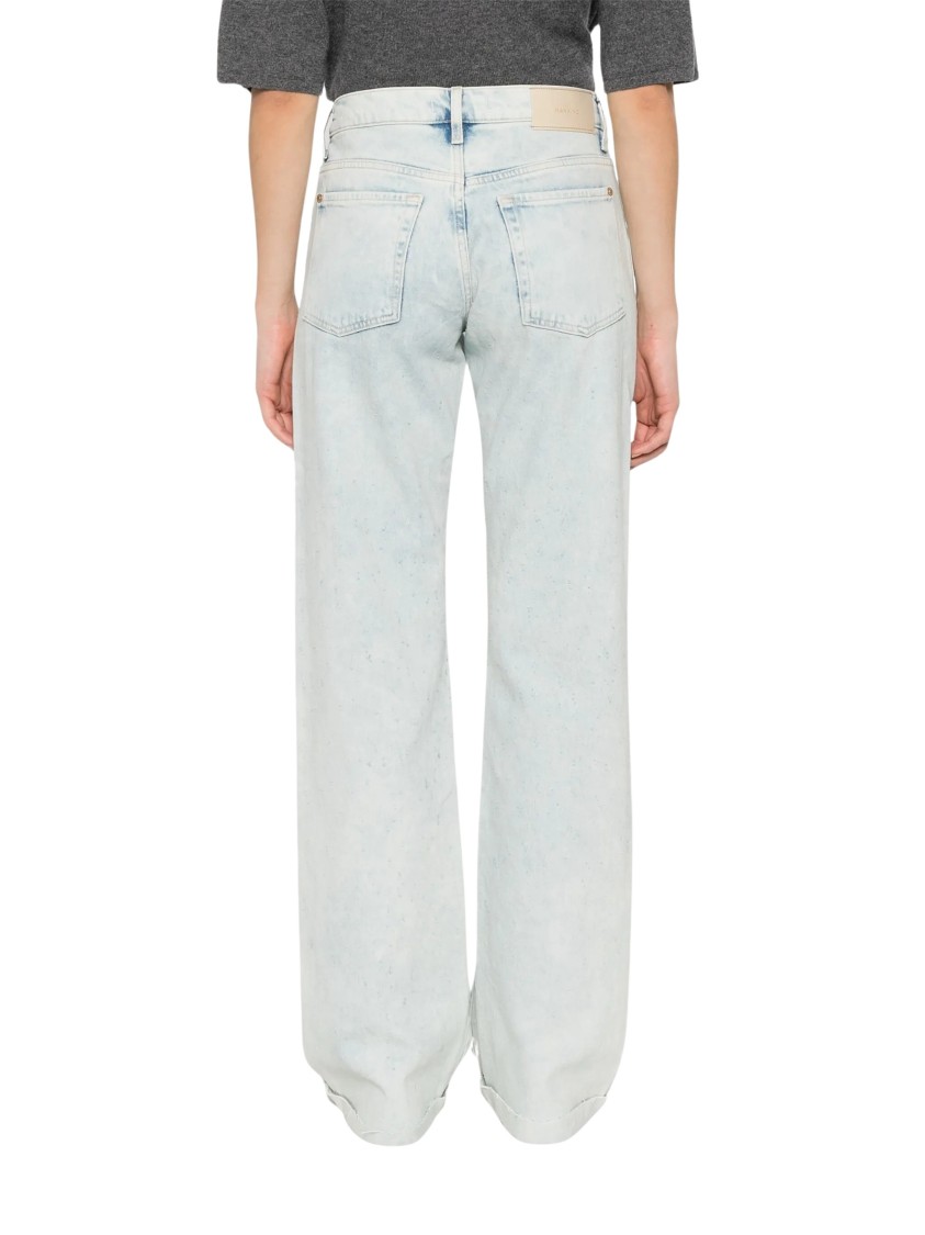 7 For All Mankind Relaxed Fit High-waisted Denim Trousers