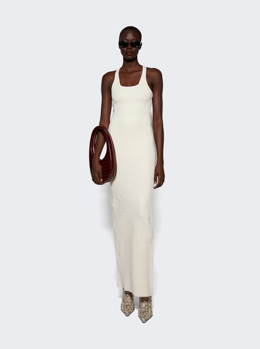 Alexander Wang Vivica 85 Knee High Boot Natural In Neutrals