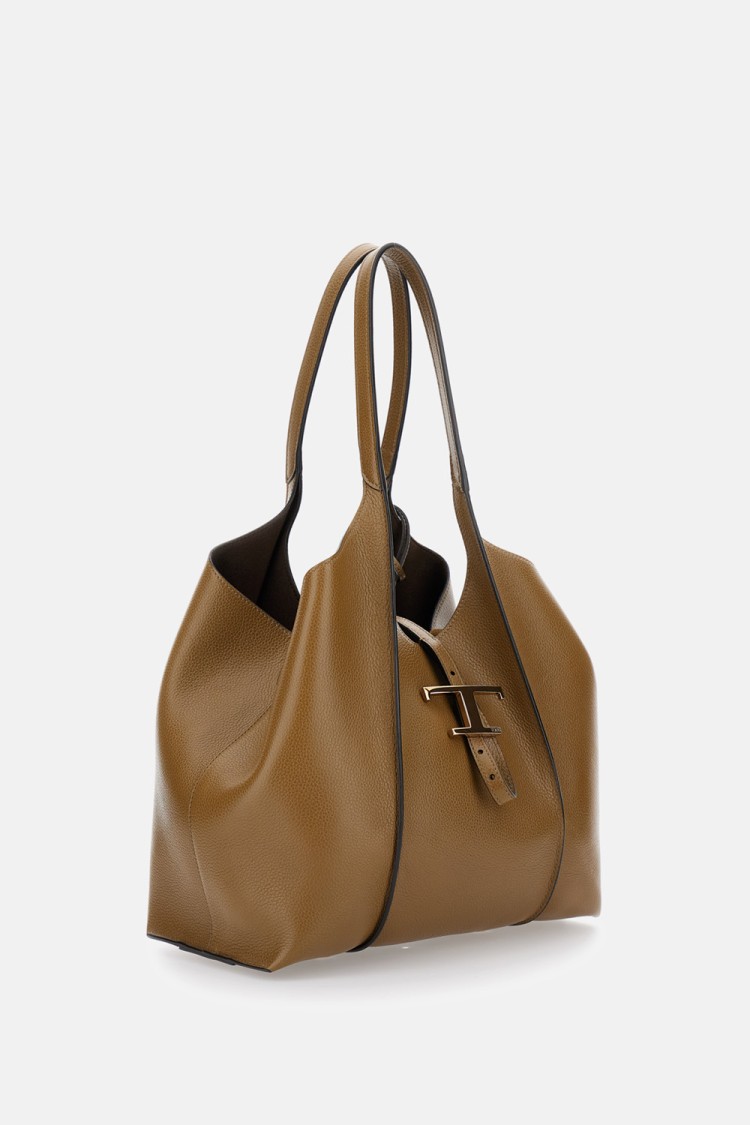 Tod's Tsb Small Shopping Bag In Brown