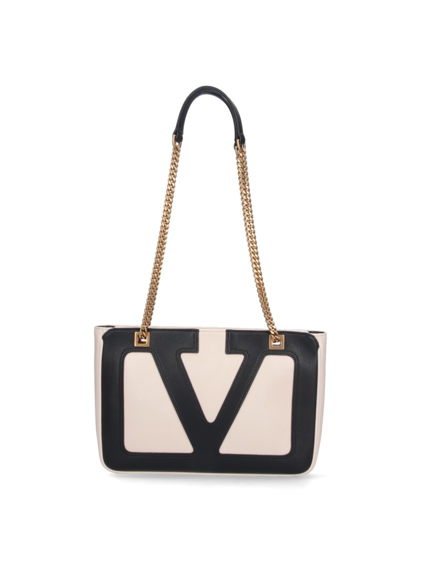 Valentino Garavani "Viva Superstar" Small Tote Bag  Ivory
