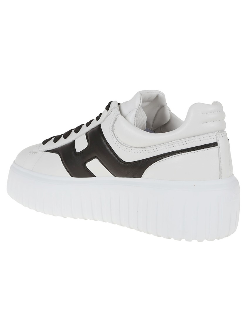 Hogan H-stripes H Spezzata Sneakers In White