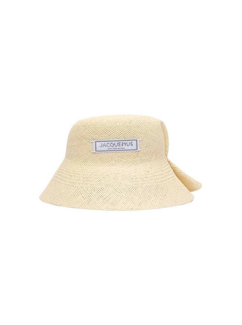 Jacquemus La Chapeau Vela Paper Bucket Hat
