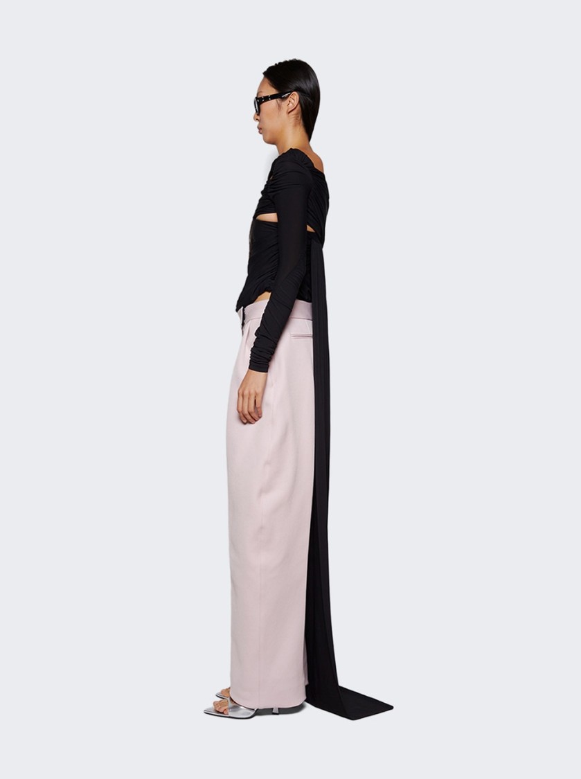 Shop Attico The Asymmetrical Cut Out Top